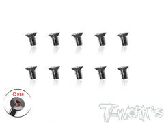 TSS-3-STC      3mm x 4/5/6/8/10/12/14/16mm  64 Titanium Super Thin Type Hex. Countersink Screw 10pcs.