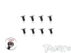 TSS-12DC      3mm x 4/5/6/8/10/12/14/15mm   120 Degree Countersunk Screw 8pcs.