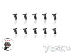 TSS-3-STC      3mm x 4/5/6/8/10/12/14/16mm  64 Titanium Super Thin Type Hex. Countersink Screw 10pcs.
