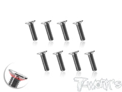 TSS-10DC      3mm x 5/6/8/10/12/15mm   110 Degree Countersunk Screw   (8pcs.)