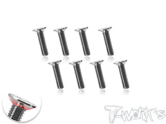 TSS-10DC      3mm x 5/6/8/12mm   110 Degree Countersunk Screw   (8pcs.)