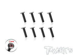 TSS-12DC      3mm x 4/5/6/8/10/12/14/15mm   120 Degree Countersunk Screw 8pcs.