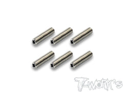 TSS-M3S   64 Titanium Hex. Socket Set Screw  6pcs.