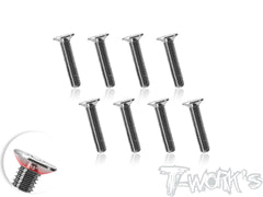 TSS-10DC      3mm x 5/6/8/12/15mm   110 Degree Countersunk Screw   (8pcs.)