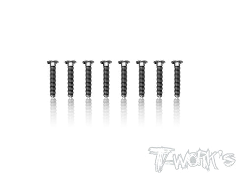 TSS-316LP    3mm x 16mm Hex. Socket Head Low Profile Half Thread Screws（8pcs.）