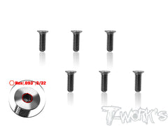 TSS-832C    8/32 Titanium Hex. Countersink Screw