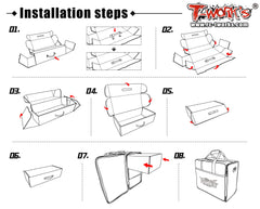 TT-110-I	T-Work's Reinforced Plastic Drawer For Hauler Bags
