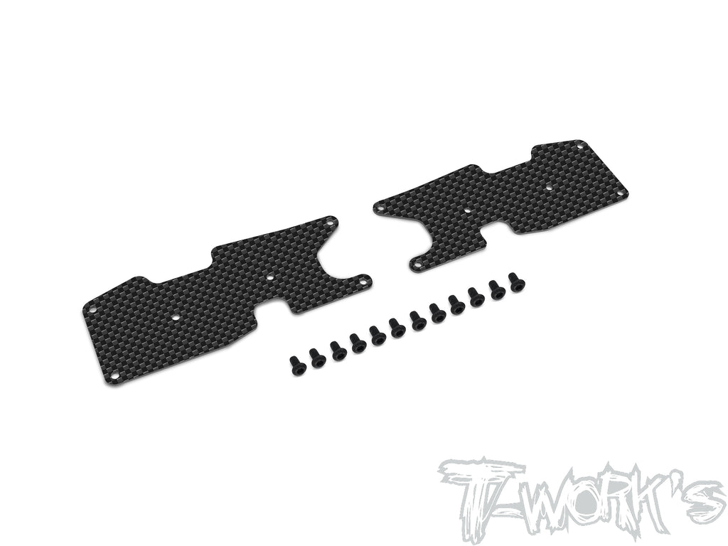TO-246-T3.2-R1.5	Graphite Rear A-arm Stiffeners 1.5mm  ( For Team Associated RC8 T3.2 )