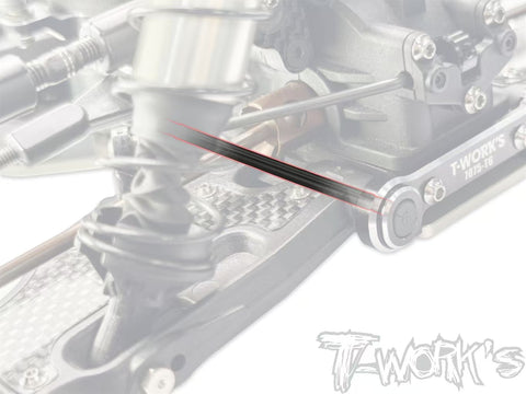 TO-262-X5B   DLC coated Arm Shaft 4x67.mm( For Hong Nor  X5B/iX5B/X3GTS/X3 GTSe ) 2pcs.