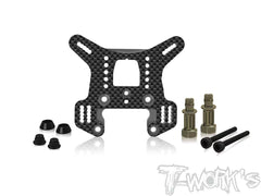 TO-247-B4.2  Graphite Front /Rear Shock Tower 5mm / 4mmWith Alum.Short Standoffs ( For Team Associated RC8 B4.2)