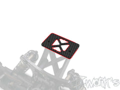 TO-353-D-2   One Piece Graphite Rear Wing Stay Reinforcement And Heightening Plate 2mm (  For Hong Nor X5B/IX5B )