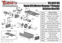 TT-037-V2     Twin 775 Motor Buggy / Truggy  Starter Box V2