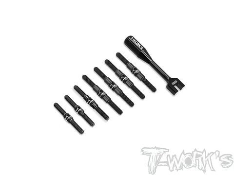 TBB-SD3.0   64 Titanium Black Coating Turnbuckle Set  ( For Yokomo SD3.0 )