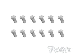ASS-US 7075-T6 Hex. Socket UFO Head Screw(Silver) 12pcs.