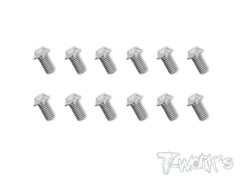 ASS-US 7075-T6 Hex. Socket UFO Head Screw(Silver) 12pcs.