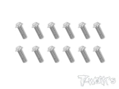 ASS-US 7075-T6 Hex. Socket UFO Head Screw(Silver) 12pcs.