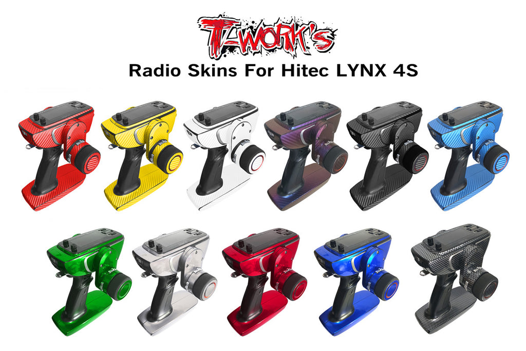 TS-052M Mirror Chrome Radio Skin Sticker (For Hitec LYNX 4S ) 4colors