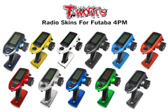 TS-048M Mirror Chrome Radio Skin Sticker For Futaba 4PM 4colors