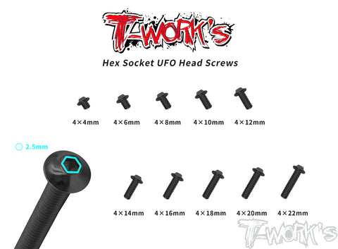 SS-U M4  Hex. Socket UFO Head Screw ( Class 12.9 )