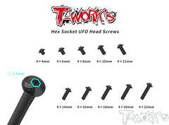 SS-U M4  Hex. Socket UFO Head Screw ( Class 12.9 )