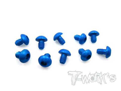 ASS-305BDB 7075-T6 Hex. Socket Button Head Screw(Dark Blue)  3x5mm 10pcs.