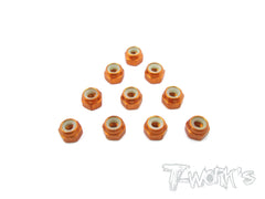 ASS-3LN Aluminium Lock Nuts 3mm 10pcs.