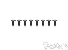 ASS-4LPBK   7075-T6 Hex. Socket Head Low Profile Half Thread Screws ( Black ) 8pcs.