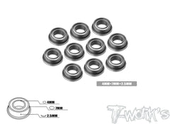BB    Precision Ball Flange Bearing (10pcs.)-Multi size options