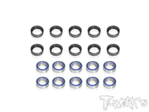 BBLS-MBX8ECO Light Weight Bearing Kit ( For Mugen MBX8 ECO ) With 8 x 14mm Bearing 10pcs.
