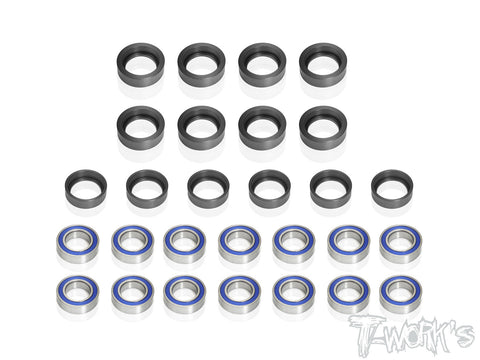 BBLS-MP9E Light Weight Bearing Kit ( For Kyosho MP9E EVO ) With 8 x 14mm Bearing 14pcs.
