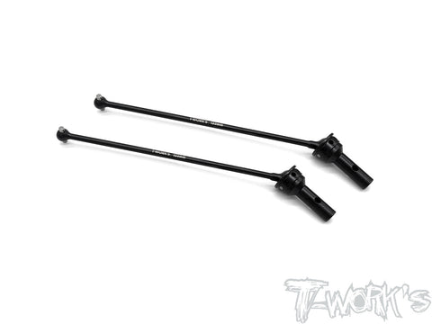 C-RC8T Steel F & R CVD Set 133mm ( For Team Associated RC8 T3.2/3.1/T3.2/T3.2E )  2pcs.