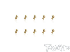 GSS-U M3 Gold Plated Hex. Socket UFO Head Screw ( Class  12.9 )