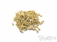 GSS-SRX8GTTQ Gold Plated Steel Screw Set 235pcs. ( For Serpent SRX8GTTQ )