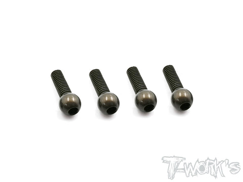 HCB-005A 7075-T6 Hard Coated Alum Anti-Roll Bar Ball  ( For Mugen MTC1/MTX7 ) 4pcs.
