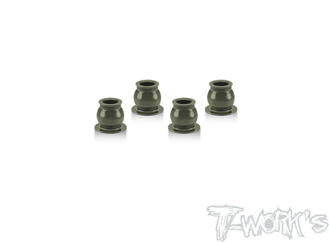 HCB-006A 7075-T6 Hard Coated Alum Shock Pivot Ball  ( For Team Associated RC10 B6.4/B6.3/B6.2/B6.1/B74.2/B74.1/B74 ) 4pcs.