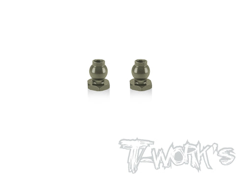 HCB-007B 7075-T6 Hard Coated Alum.6.8mm Flanged Ball ( For TLR 8IGHT-X/XE 2.0 ) 2pcs.