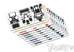 TS-062M Metal Chrome Radio Skin Sticker ( For Flysky PL18 ) 4 Colors