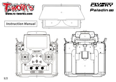 TS-062M Metal Chrome Radio Skin Sticker ( For Flysky PL18 ) 4 Colors