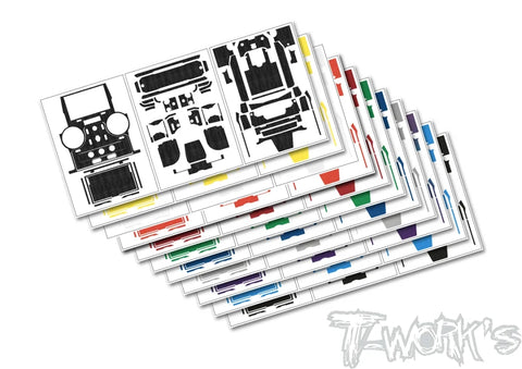 TS-062 3D  Sticker ( For Flysky PL18 )  6colors