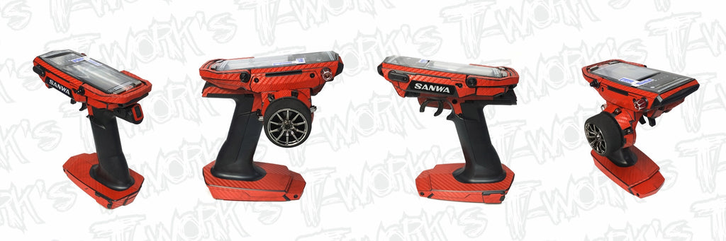 TS-044 3D Color Graphite Sticker (For Sanwa & Airtronics M17 ) 6 Color ...