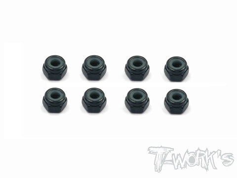 SS-3LN Steel M3 Lock Nuts （ 8pcs. )