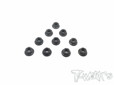SS-4SN Serrated M4 Wheel Nuts ( 10pcs.）
