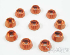 TA-003 Anodized Aluminum M3 Hex. Socket Cap Washer (10 pcs)