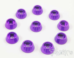 TA-003 Anodized Aluminum M3 Hex. Socket Cap Washer (10 pcs)