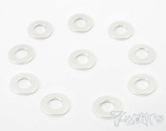 TA-006 Anodized Aluminum 3mm Bore Washers 0.5mm (10 pcs)