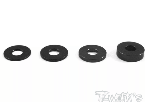 TA-069 Aluminum Shim 3X7.8  Set  0.5,0.75,1,2 each 4pcs.