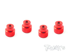 TA-077 Aluminum Nut for 1/10 Set-up Wheel  4pcs.
