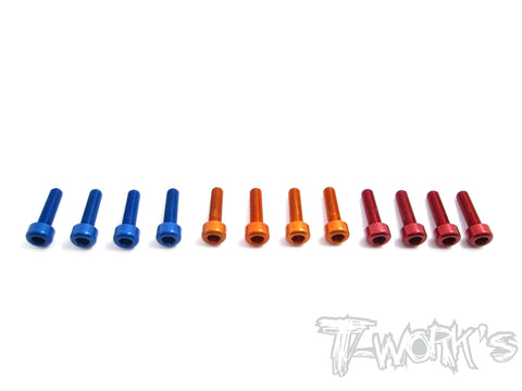 TA-086 7075-T6 Anodized Alum Screws for Futaba 4PX / 7PX / T6PV