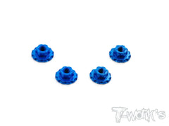 TA-089 Alum Large-Contact Serrated Flanged Wheel Nuts  (4pcs.)