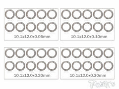 TA-095-10 10mm Shim Washer Set ( 0.05,0.1,0.2,0.3mm each 10pcs. )